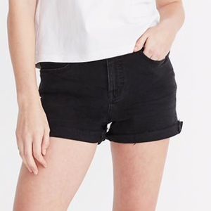 Madewell High-Rise Denim Shorts: Raw-Hem Edition